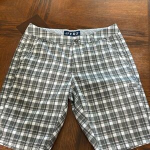 Fox plaid Shorts Size 30